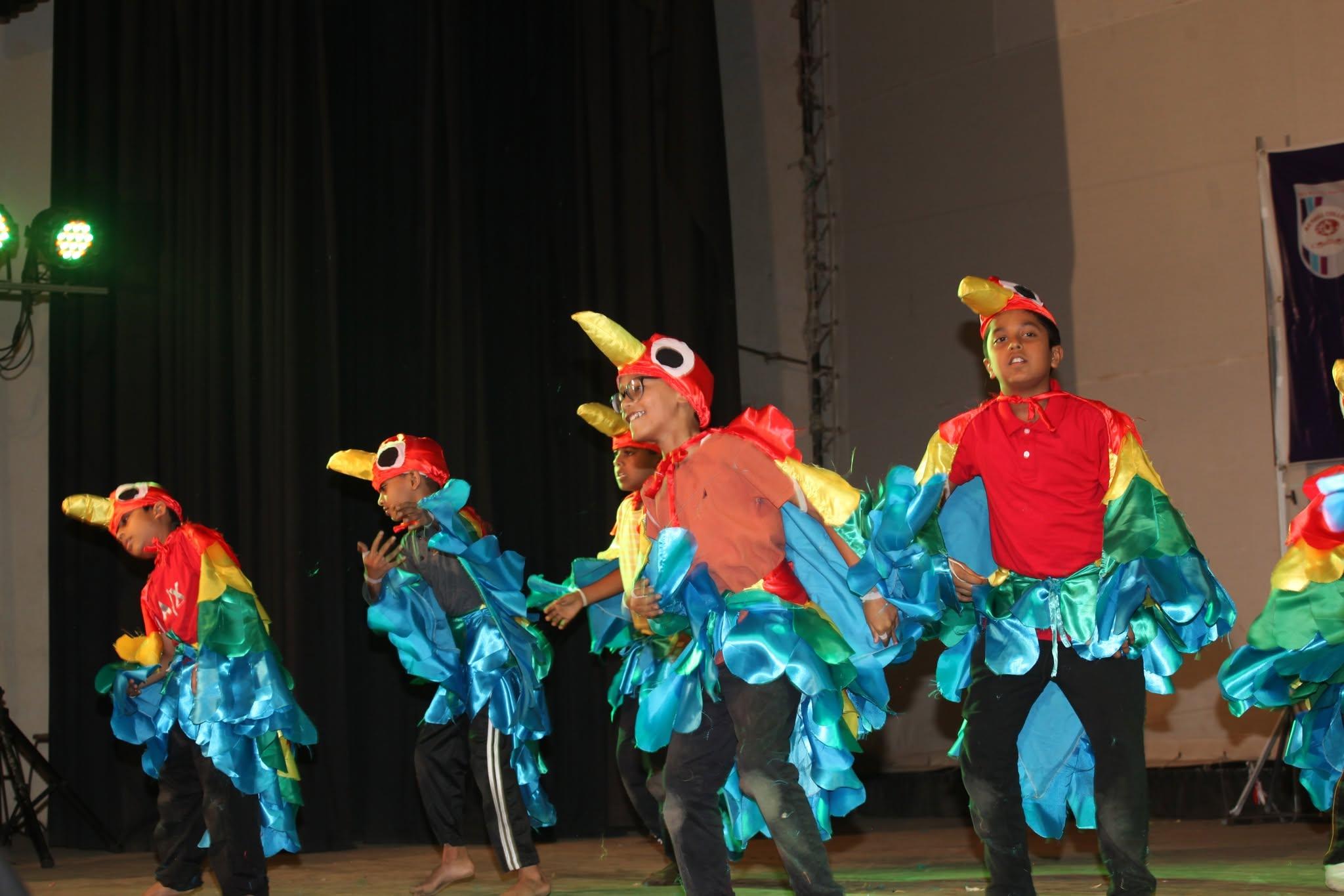 Students performing at the annual concert